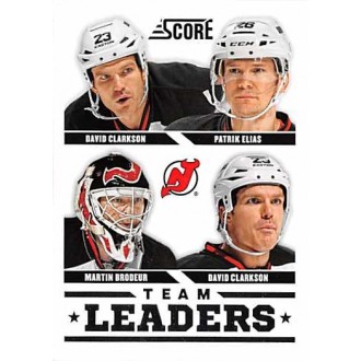 Řadové karty - Clarkson David, Eliáš Patrik, Brodeur Martin - 2013-14 Score No.567