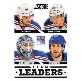 Řadové karty - Nash Rick, Stepan Derek, Lundqvist Henrik, Clowe Ryane - 2013-14 Score No.569