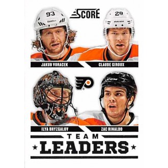 Řadové karty - Voráček Jakub, Giroux Claude, Bryzgalov Ilya, Rinaldo Zac - 2013-14 Score No.571