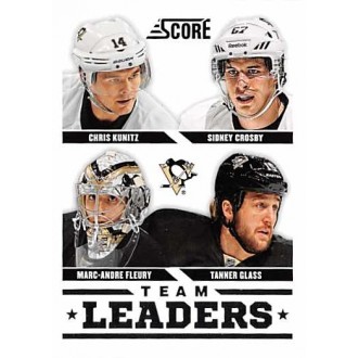 Řadové karty - Kunitz Chris, Crosby Sidney, Fleury Marc-Andre, Glass Tanner - 2013-14 Score No.573