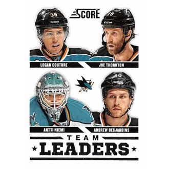 Řadové karty - Couture Logan, Thornton Joe, Niemi Antti, Desjardins Andrew - 2013-14 Score No.574