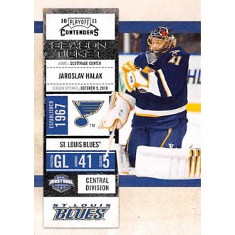 Řadové karty - Halák Jaroslav - 2010-11 Playoff Contenders No.37
