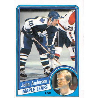 Řadové karty - Anderson John - 1984-85 Topps No.136