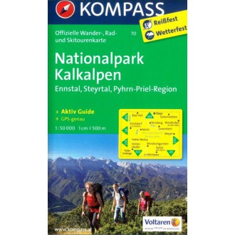 Turistické mapy - Nationalpark Kalkalpen - Kompass 70