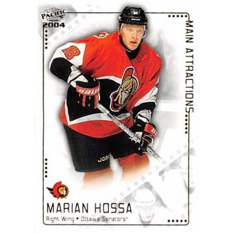Insertní karty - Hossa Marian - 2003-04 Pacific Main Attractions No.10