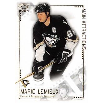 Insertní karty - Lemieux Mario - 2003-04 Pacific Main Attractions No.12