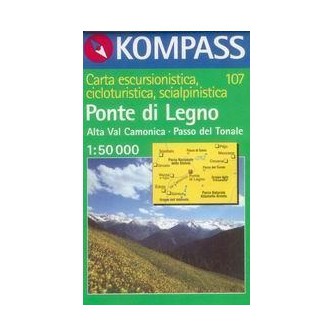 Turistické mapy - Ponte di Legno - Kompass 107