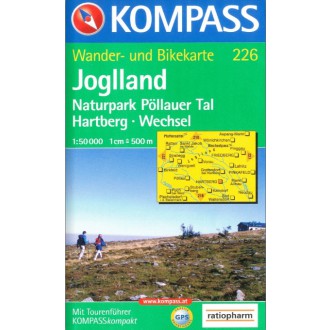 Turistické mapy - Joglland - Kompass 226