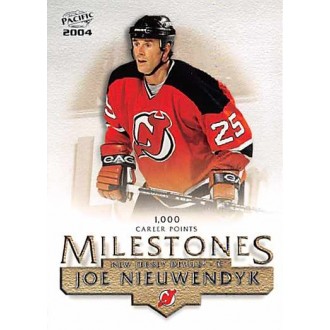 Insertní karty - Nieuwendyk Joe - 2003-04 Pacific Milestones No.6