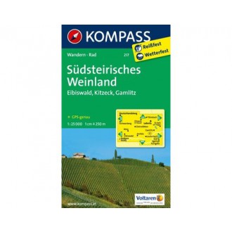 Turistické mapy - Südsteirisches Weinland - Kompass 217