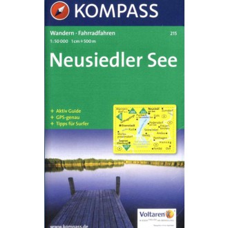 Turistické mapy - Neusiedler See - Kompass 215