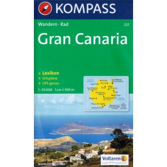 Turistické mapy - Gran Canaria - Kompass 237