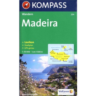 Turistické mapy - Madeira - Kompass 234