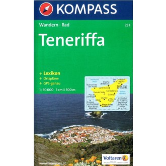 Turistické mapy - Tenerife, Teneriffa - Kompass 233