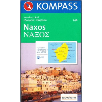 Turistické mapy - Naxos - Kompass 246