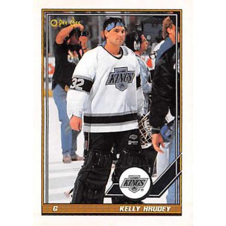 Řadové karty - Hrudey Kelly - 1991-92 O-Pee-Chee No.195