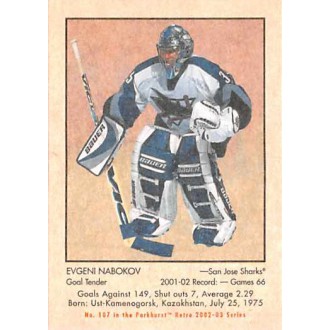Řadové karty - Nabokov Evgeni - 2002-03 Parkhurst Retro No.107