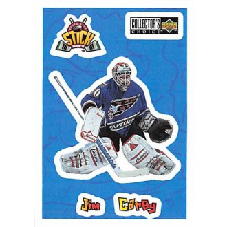 Insertní karty - Carey Jim - 1996-97 Collectors Choice Stick Ums No.S17