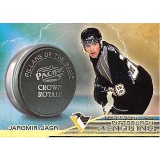 Insertní karty - Jágr Jaromír - 1998-99 Crown Royale Pillars of the Game No.21
