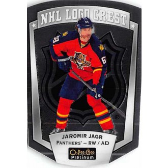 Insertní karty - Jágr Jaromír - 2016-17 O-Pee-Chee Platinum NHL Logo Crest Die Cuts No.NHLLD-7