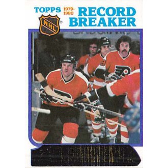 Řadové karty - Philadelphia Flyers - 1980-81 Topps - neseškrábaný No.1