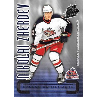 Insertní karty - Zherdev Nikolai - 2003-04 Quest for the Cup Calder Contenders No.7