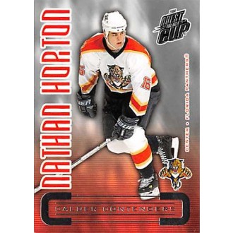Insertní karty - Horton Nathan - 2003-04 Quest for the Cup Calder Contenders No.9