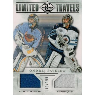 Jersey karty - Pavelec Ondřej - 2012-13 Limited Travels Dual Jerseys No.TD-OP