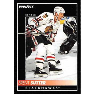 Řadové karty - Sutter Brent - 1992-93 Pinnacle No.39