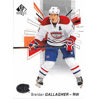 Řadové karty - Gallagher Brendan - 2016-17 SP Authentic No.81