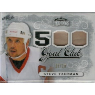Exkluzivní karty - Yzerman Steve - 2017-18 Leaf Lumber Kings 500 Goal Club Silver No.5GC-16