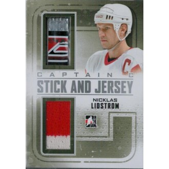 Jersey karty - Lidstrom Nicklas - 2011-12 ITG Captain-C Stick and Jersey Silver No.SJ-16