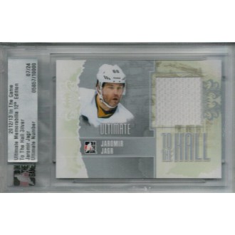 Jersey karty - Jágr Jaromír - 2012-13 ITG Ultimate Memorabilia To the Hall Memorabilia No.6