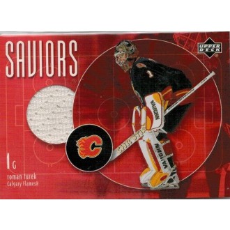 Jersey karty - Turek Roman - 2002-03 Upper Deck Saviors Jerseys No.SV-RT