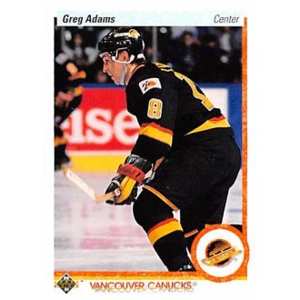 Řadové karty - Adams Greg - 1990-91 Upper Deck No.342