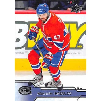 Řadové karty - Radulov Alexander - 2016-17 Upper Deck No.353