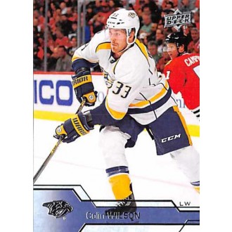 Řadové karty - Wilson Colin - 2016-17 Upper Deck No.358