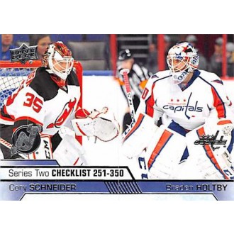Řadové karty - Holtby Braden, Schneider Cory - 2016-17 Upper Deck No.449