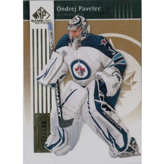 Paralelní karty - Pavelec Ondřej - 2011-12 SP Game Used Gold No.99