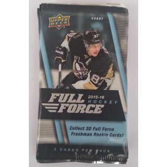 Balíčky karet NHL - Balíček Full Force 2015-16 - Hobby