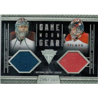 Jersey karty - Varlamov Semyon, Neuvirth Michal - 2011-12 Titanium Game Worn Gear Dual Memorabilia No.40