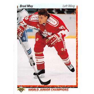Řadové karty - May Brad - 1990-91 Upper Deck No.455