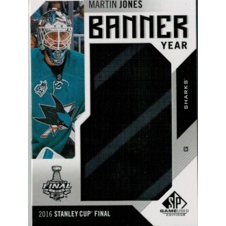 Jersey karty - Jones Martin - 2016-17 SP Game Used Banner Year Stanley Cup Finals No.BSC-MJ