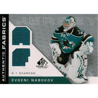 Jersey karty - Nabokov Evgeni - 2007-08 SP Game Used Authentic Fabrics No.AF-EN