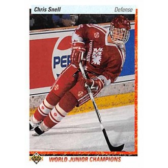 Řadové karty - Snell Chris - 1990-91 Upper Deck No.468