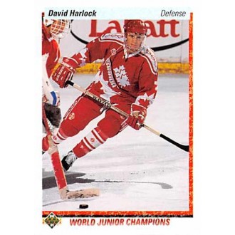 Řadové karty - Harlock David - 1990-91 Upper Deck No.470