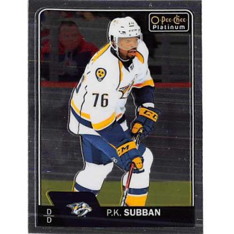 Řadové karty - Subban P.K. - 2016-17 O-Pee-Chee Platinum No.60