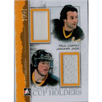 Jersey karty - Coffey Paul, Jágr Jaromír - 2013-14 ITG Lord Stanleys Mug Cup Holders Jerseys No.CH-13