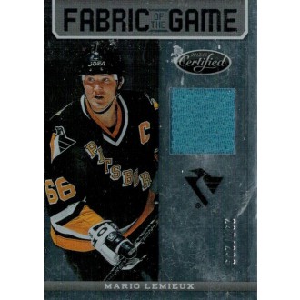 Jersey karty - Lemieux Mario - 2012-13 Certified Fabric of the Game No.FOG-LEM