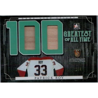 Brankáři - Roy Patrick - 2016-17 Leaf ITG Stickwork 100 Greatest of All Time Emerald No.GAT-50